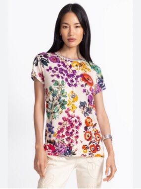 NWT Johnny Was Relaxed Dolman Sleeve Tee